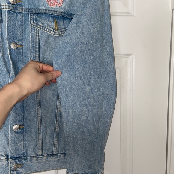 Floral Jean Jacket - Picture 4 of 6